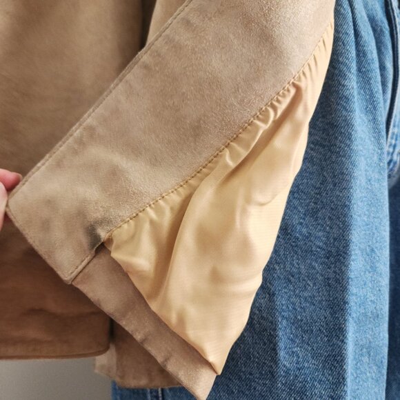 Vintage Valerie Stevens Suede Tan Jacket Size: 1X - Picture 11 of 16